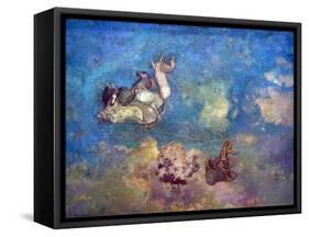 The Chariot of Apollo-Odilon Redon-Framed Stretched Canvas