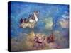 The Chariot of Apollo-Odilon Redon-Stretched Canvas