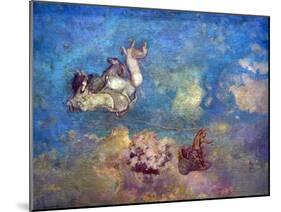 The Chariot of Apollo-Odilon Redon-Mounted Art Print