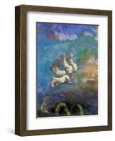 The Chariot of Apollo-Odilon Redon-Framed Giclee Print