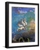 The Chariot of Apollo-Odilon Redon-Framed Giclee Print
