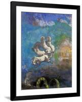 The Chariot of Apollo-Odilon Redon-Framed Giclee Print