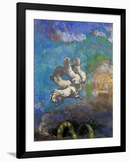 The Chariot of Apollo-Odilon Redon-Framed Giclee Print