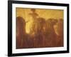 The Chariot of the Sun or Triumph of Commerce, 1907-Gaetano Previati-Framed Giclee Print