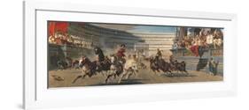 The Chariot Race, C.1882-Alexander Von Wagner-Framed Premium Giclee Print