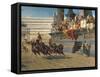 The Chariot Race, C.1882-Alexander Von Wagner-Framed Stretched Canvas