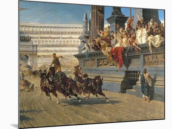 The Chariot Race, C.1882-Alexander Von Wagner-Mounted Giclee Print