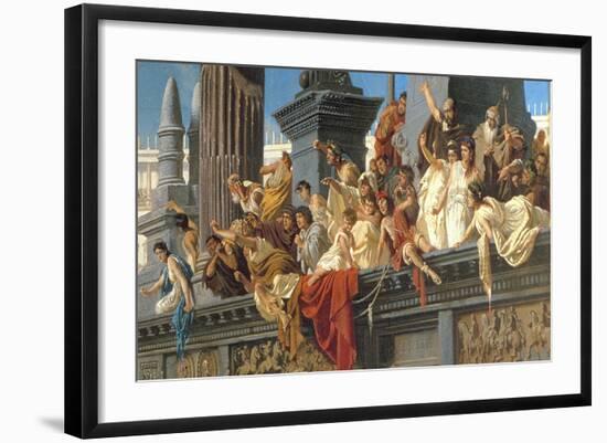 The Chariot Race, C.1882-Alexander Von Wagner-Framed Giclee Print