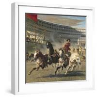 The Chariot Race, Detail-Alexander Von Wagner-Framed Premium Giclee Print