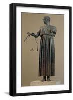 The Charioteer of Delphi, a Votive Offering from Polyzalos-Sotades-Framed Giclee Print