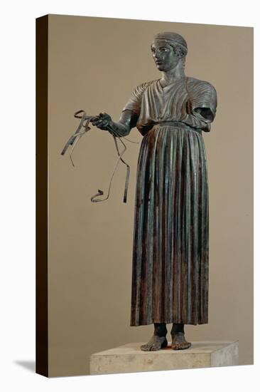 The Charioteer of Delphi, a Votive Offering from Polyzalos-Sotades-Stretched Canvas