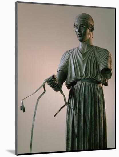 The Charioteer of Delphi (Detail)-null-Mounted Giclee Print
