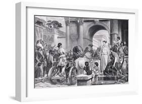 The Charioteer-English School-Framed Giclee Print