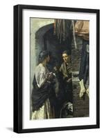 The Charity, 1869-Michele Cammarano-Framed Giclee Print