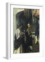 The Charity, 1869-Michele Cammarano-Framed Giclee Print