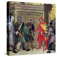 The Charity of St. Anthony Abbot-Master Of The Rinuccini Chapel-Stretched Canvas