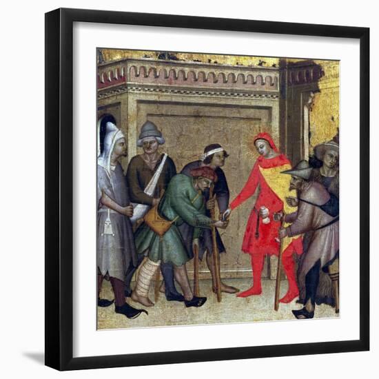 The Charity of St. Anthony Abbot-Master Of The Rinuccini Chapel-Framed Giclee Print