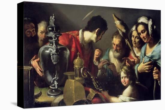 The Charity of St. Lawrence-Bernardo Strozzi-Stretched Canvas