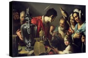 The Charity of St. Lawrence-Bernardo Strozzi-Stretched Canvas