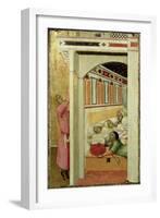 The Charity of St Nicholas of Bari-Ambrogio Lorenzetti-Framed Giclee Print