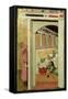 The Charity of St Nicholas of Bari-Ambrogio Lorenzetti-Framed Stretched Canvas