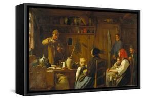 The Charlatan, 1879-Albert Anker-Framed Stretched Canvas