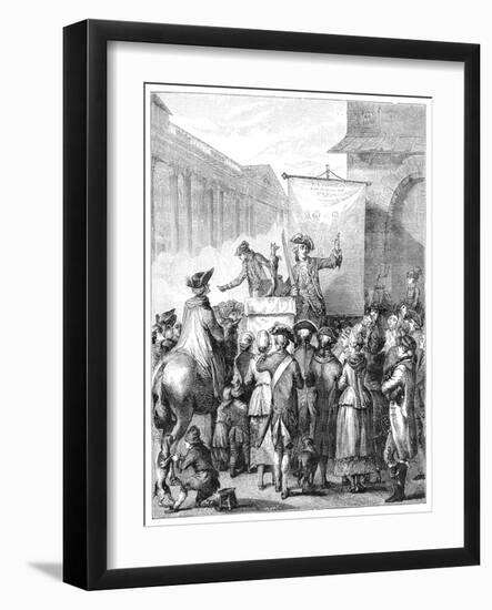 The Charlatan at the Louvre, Paris-Jean Duplessis-bertaux-Framed Giclee Print