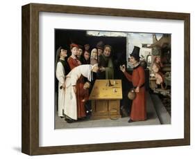 The Charlatan-Hieronymus Bosch-Framed Giclee Print