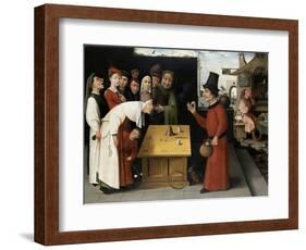 The Charlatan-Hieronymus Bosch-Framed Giclee Print