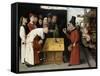 The Charlatan-Hieronymus Bosch-Framed Stretched Canvas