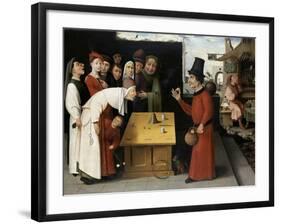 The Charlatan-Hieronymus Bosch-Framed Premium Giclee Print