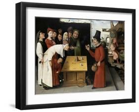 The Charlatan-Hieronymus Bosch-Framed Giclee Print