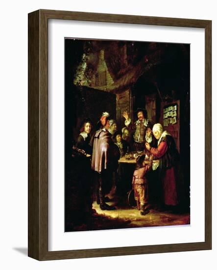 The Charlatan-Frans Van Mieris-Framed Giclee Print