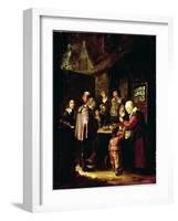 The Charlatan-Frans Van Mieris-Framed Giclee Print