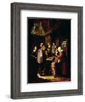 The Charlatan-Frans Van Mieris-Framed Giclee Print