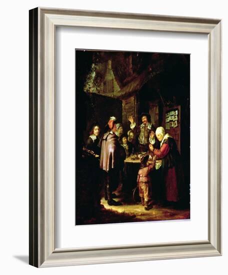 The Charlatan-Frans Van Mieris-Framed Giclee Print