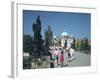 The Charles Bridge, Prague, Czech Republic-Peter Thompson-Framed Photographic Print