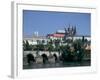 The Charles Bridge, the Castle and St Vitus Cathedral, Prague, Czech Republic-Peter Thompson-Framed Photographic Print