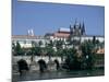 The Charles Bridge, the Castle and St Vitus Cathedral, Prague, Czech Republic-Peter Thompson-Mounted Photographic Print