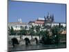 The Charles Bridge, the Castle and St Vitus Cathedral, Prague, Czech Republic-Peter Thompson-Mounted Photographic Print