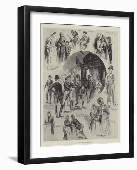 The Charles Dickens Fete at Broadstairs-null-Framed Giclee Print