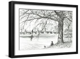 The Charles River Boston USA, 2003-Vincent Alexander Booth-Framed Giclee Print