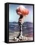 The Charlie Shot Was a 14 Kiloton Nuclear Bomb Dropped from a B-50 Bomber at Yucca Flat-null-Framed Stretched Canvas