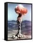 The Charlie Shot Was a 14 Kiloton Nuclear Bomb Dropped from a B-50 Bomber at Yucca Flat-null-Framed Stretched Canvas