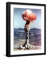 The Charlie Shot Was a 14 Kiloton Nuclear Bomb Dropped from a B-50 Bomber at Yucca Flat-null-Framed Photo