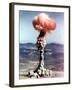 The Charlie Shot Was a 14 Kiloton Nuclear Bomb Dropped from a B-50 Bomber at Yucca Flat-null-Framed Photo