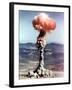 The Charlie Shot Was a 14 Kiloton Nuclear Bomb Dropped from a B-50 Bomber at Yucca Flat-null-Framed Photo