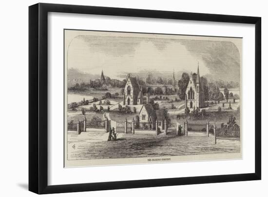 The Charlton Cemetery-null-Framed Giclee Print