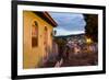 The Charming Town of Lencois in Chapada Diamantina National Park at Dusk-Alex Saberi-Framed Photographic Print