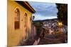 The Charming Town of Lencois in Chapada Diamantina National Park at Dusk-Alex Saberi-Mounted Photographic Print